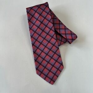 Brooks Brothers  Makers & Merchants Purple‎ & Pink Tie Excellent Used Condition